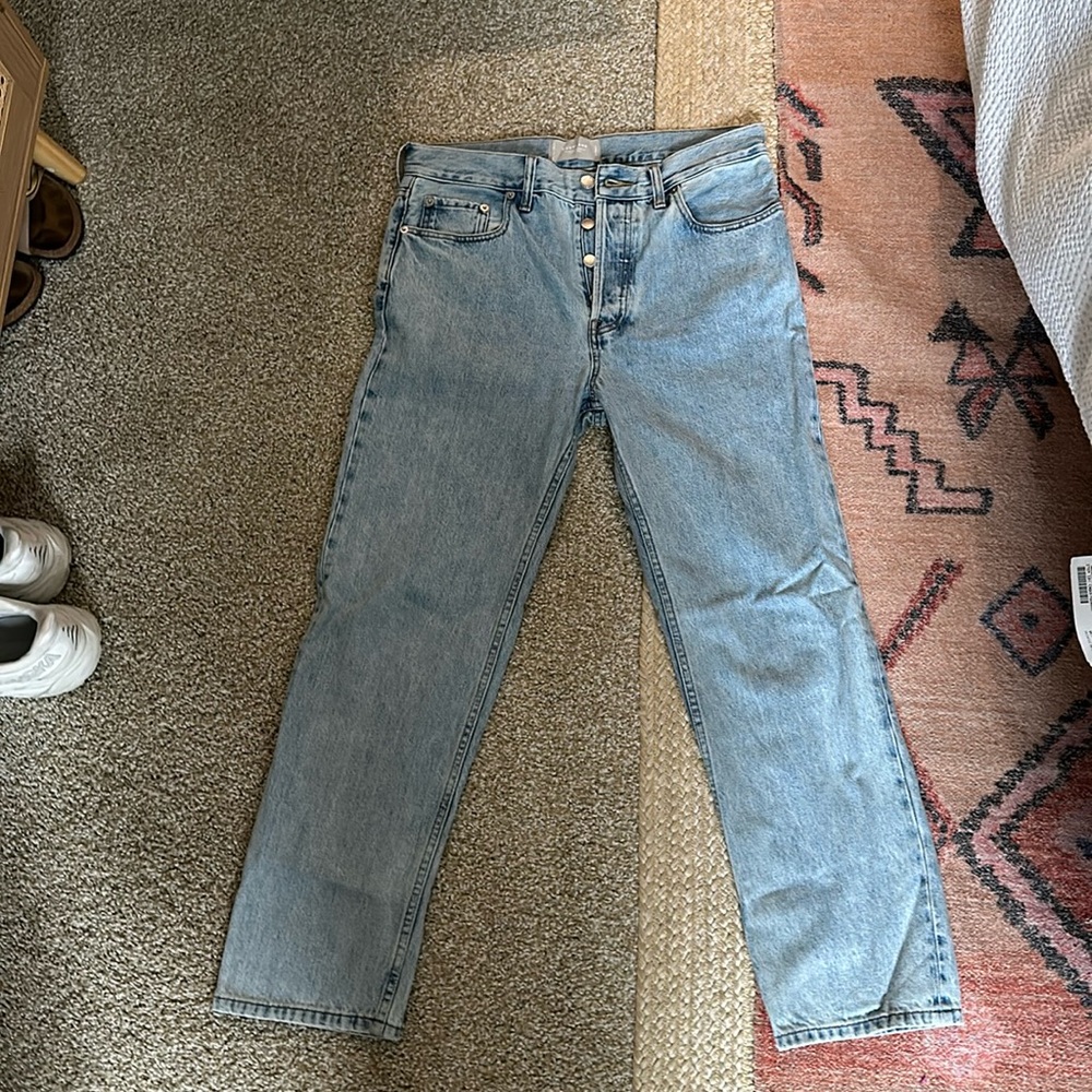 Everlane rigid slouch jeans